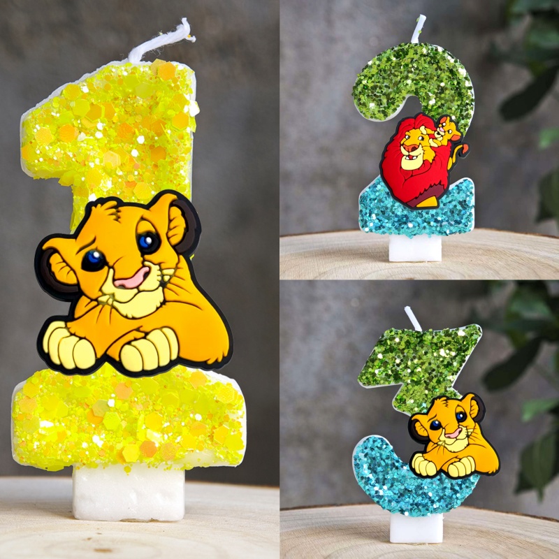 Baby Food Plan - Lion King Simba Candle Number 0-9
