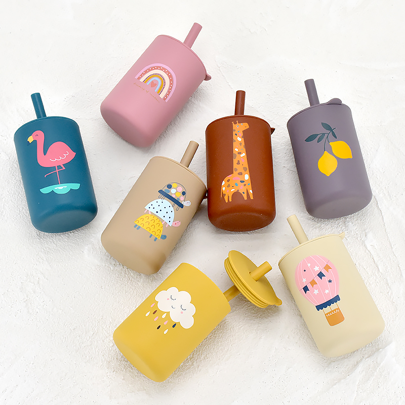 Snack Cup Toddler - Baby Silicone Sippy Cup Portable Storage