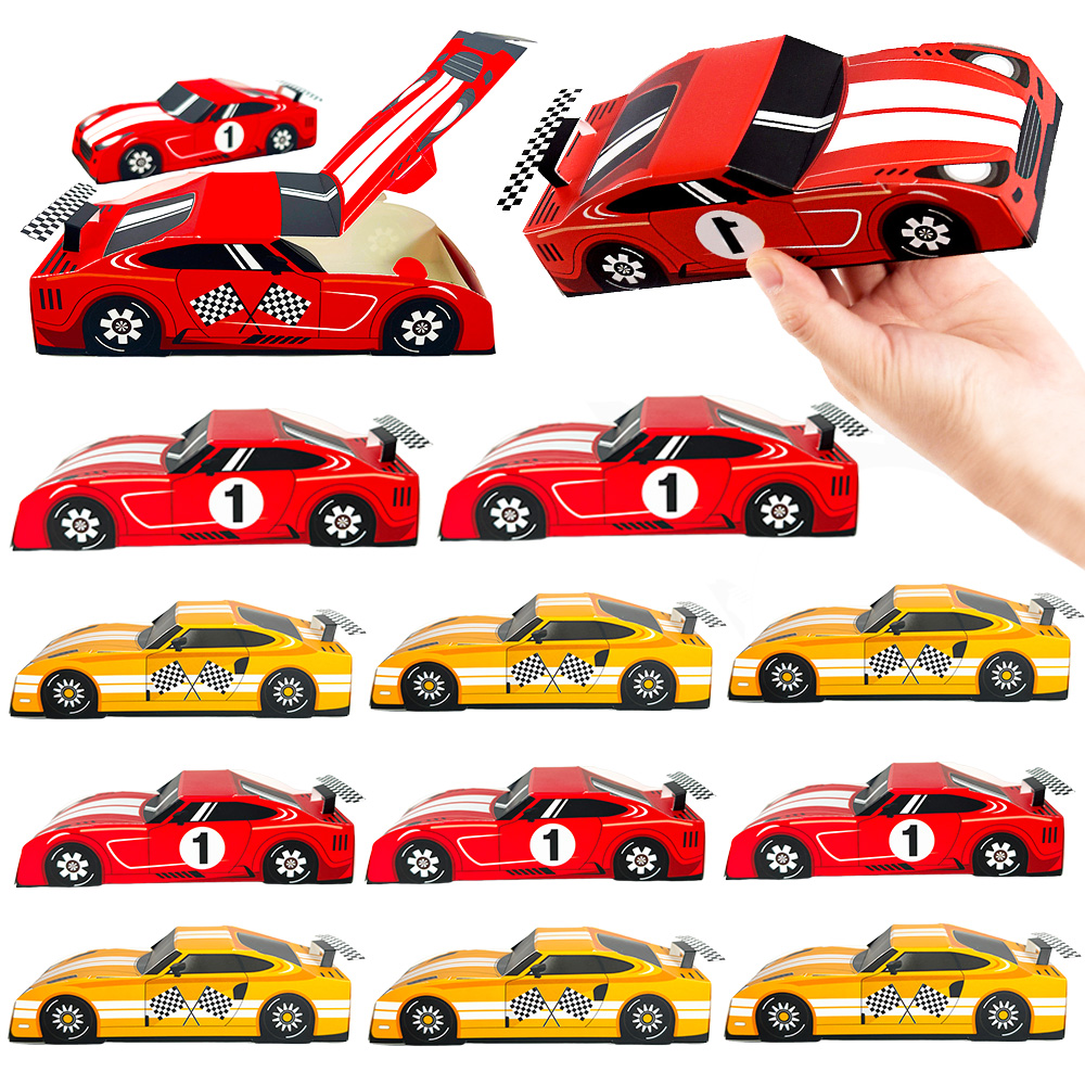 Baby Food Kids - 10/20/30pcs Racing Car Theme Gift Box