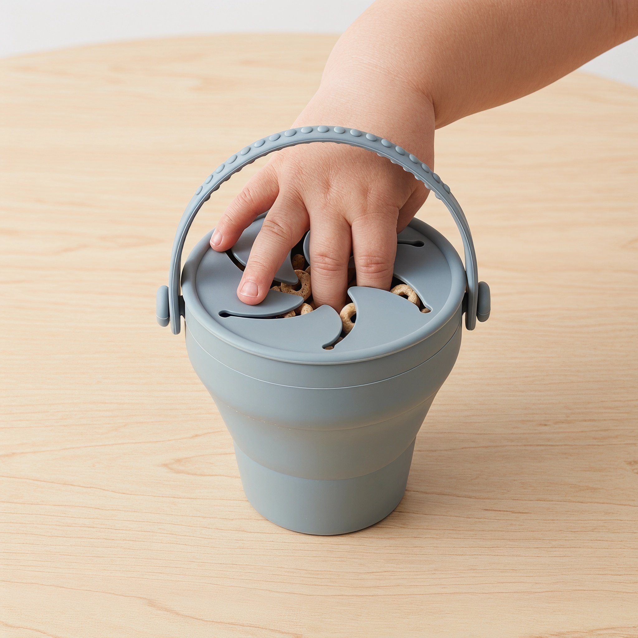 Snack Cup Toddler - Toddler Snack Cup Silicone Collapsible Snack