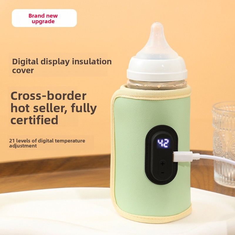 Baby Food Bottle - Portable Digital Display Baby Bottle Warmer