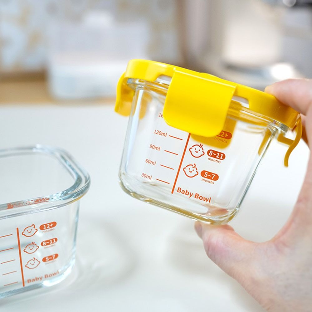 Baby Food Jars Glass - New 170ml Food Storage Box Frozen