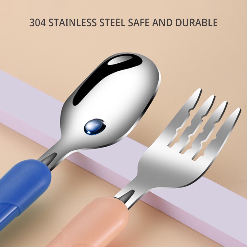 2PCSChildrens Tableware 304 Fo - Baby Food Utensil recension och pris