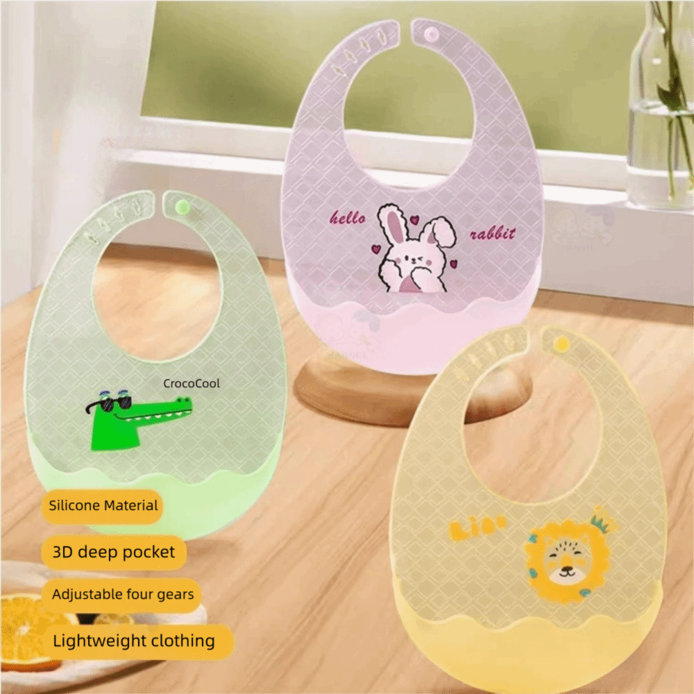 Cartoon Waterproof Baby Bibs S - Baby Food Apron recension och pris