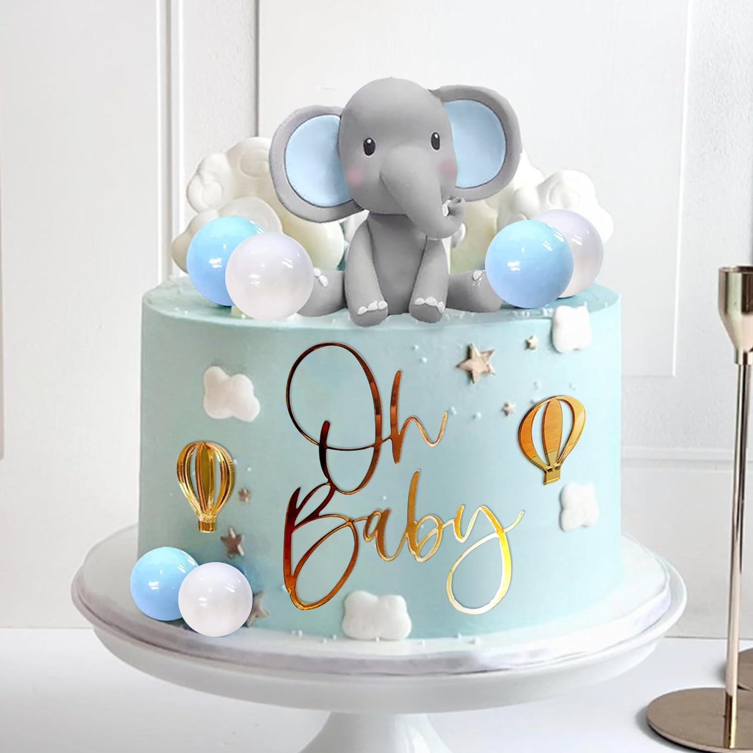 Elephant Cake Decoration Baby  - Baby Food Kids recension och pris