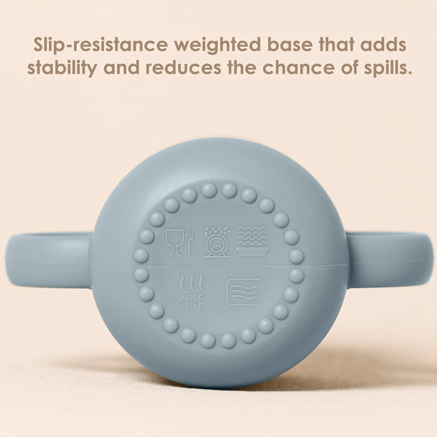 1PC Baby Silicone Cup With Dou - Snack Cup Toddler recension och pris