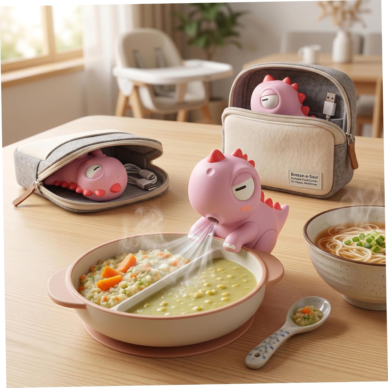 Cute Elephant Mini Fan Baby Fe - Baby Food Kids recension och pris