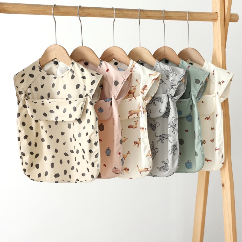 Baby Sleeveless Bibs Burp Clot - Baby Food Apron recension och pris