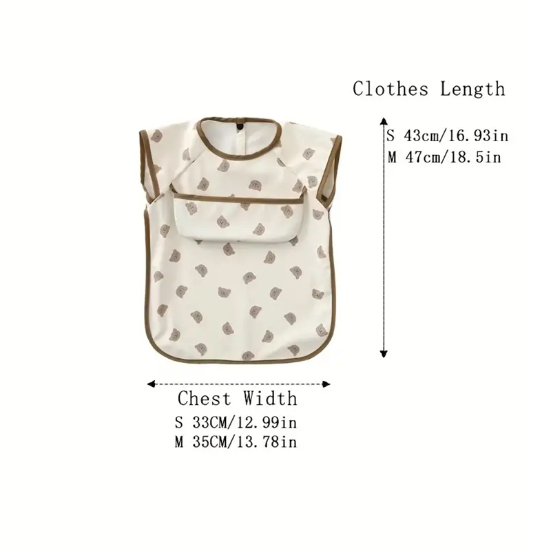 Baby Sleeveless Bibs Burp Clot - Baby Food Apron recension och pris