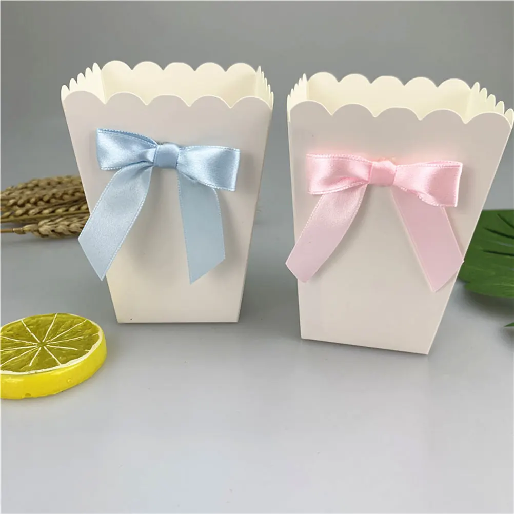 12pcs Pink Bow Popcorn Box Par - Baby Food Plan recension och pris