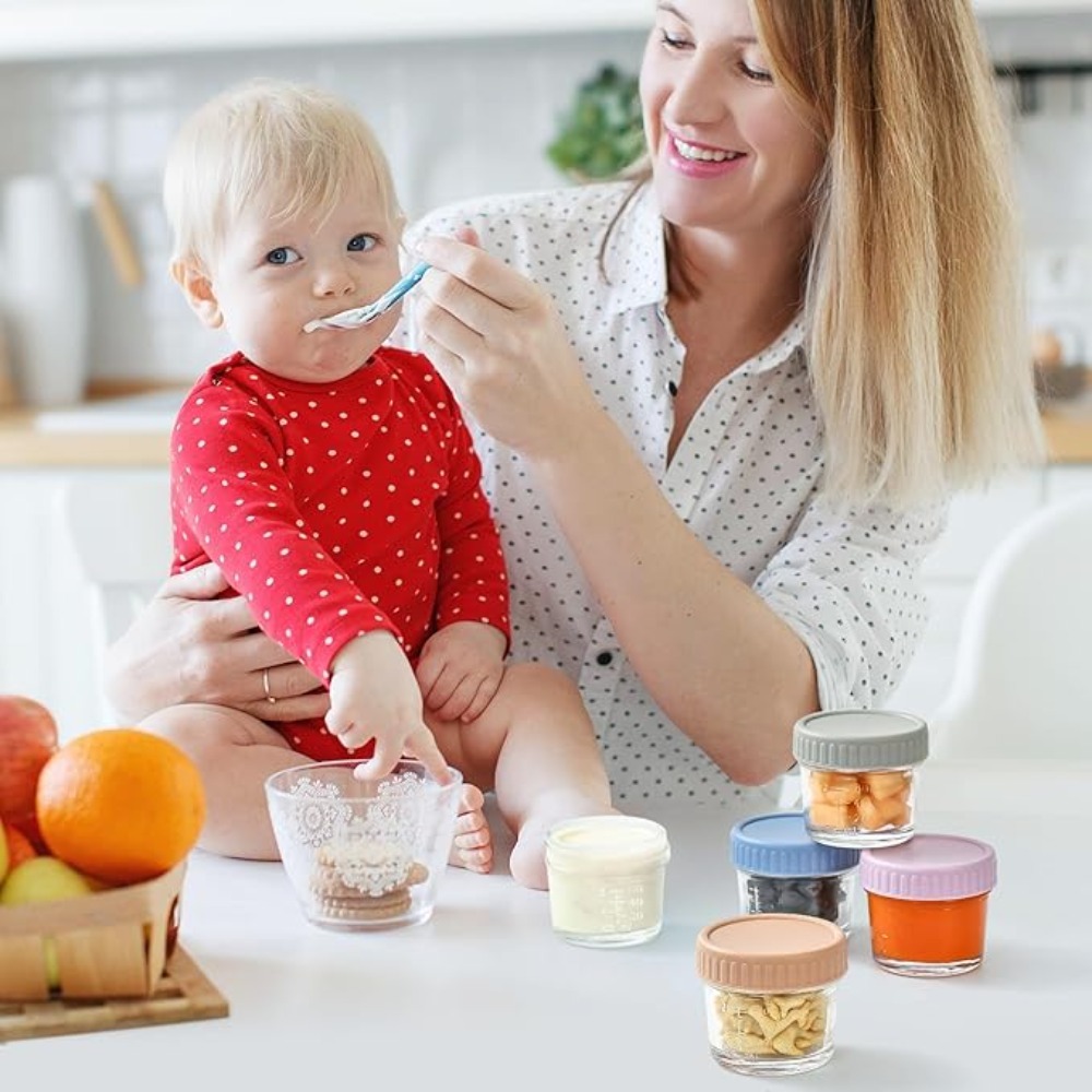 6pcs Mason Jar Glass Baby Food - Baby Food Jars Glass recension och pris
