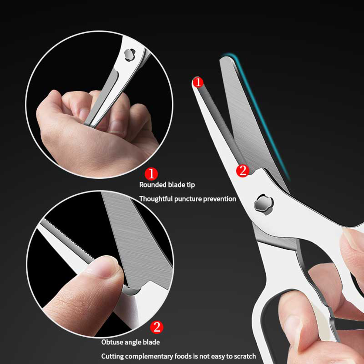 316 Stainless Steel Baby Food  - Baby Food Scissors recension och pris