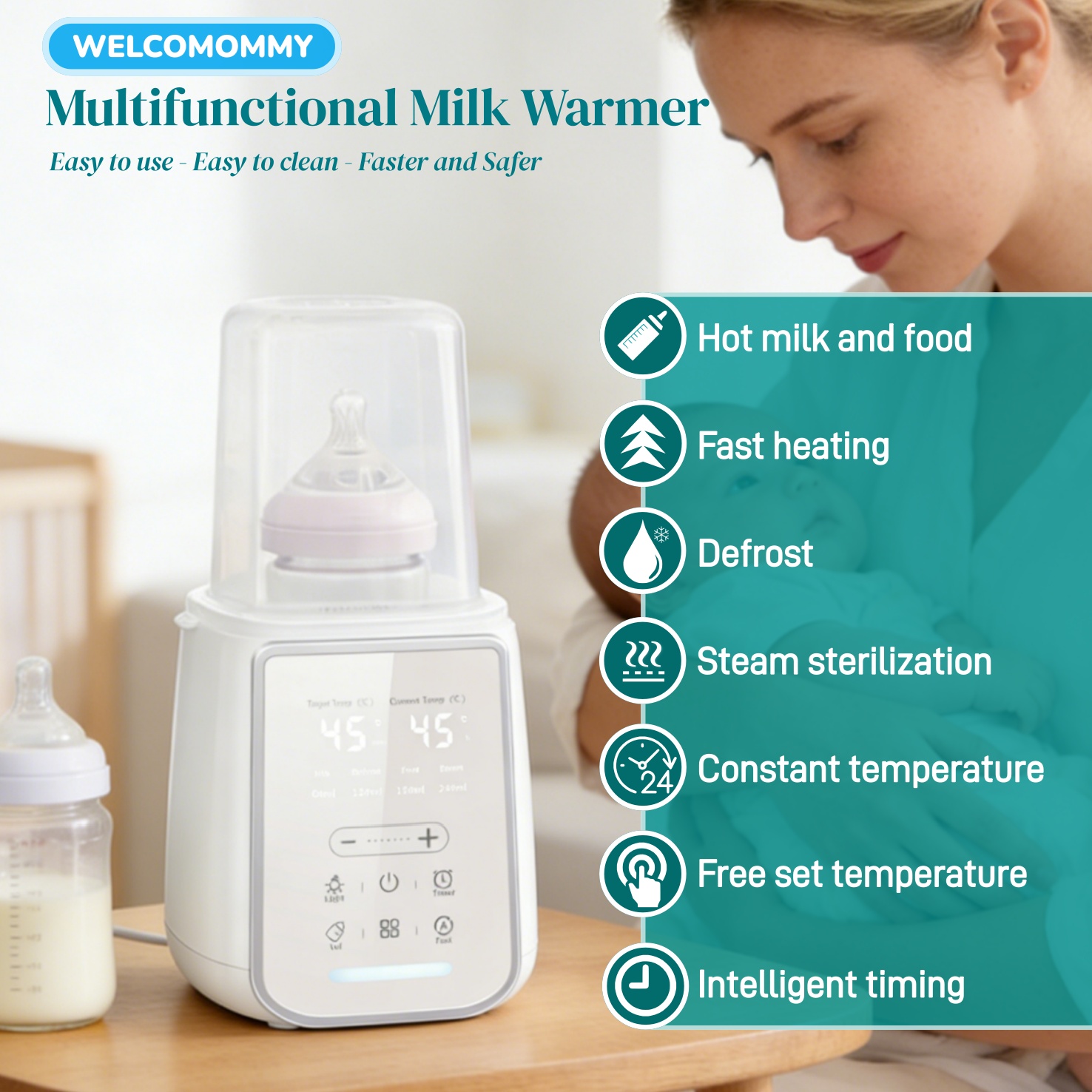 8In1 Baby Bottle Breast Milk W - Dry Food Baby recension och pris