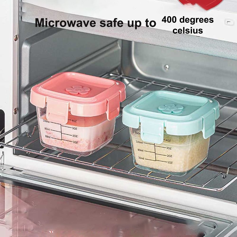 Glass Food Storage Box New 170 - Baby Food Jars Glass recension och pris