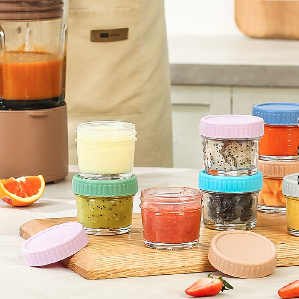 6pcs Multipurpose Glass Baby F - Baby Food Jars Glass recension och pris