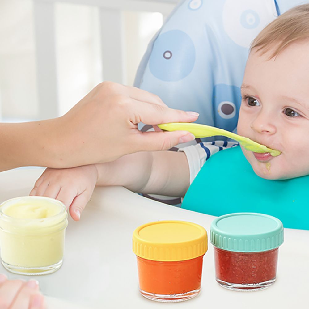 6pcs Glass Baby Food Jar Reusa - Baby Food Jars Glass recension och pris