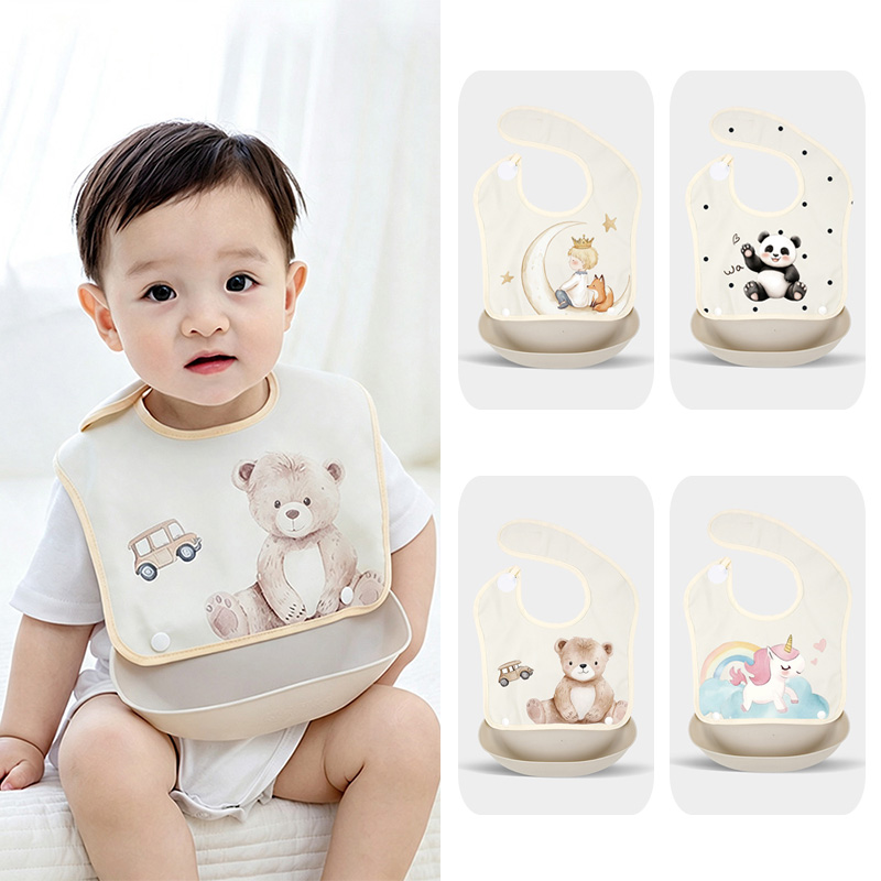 Baby Detachable Feeding Bib Wa - Baby Food Apron recension och pris