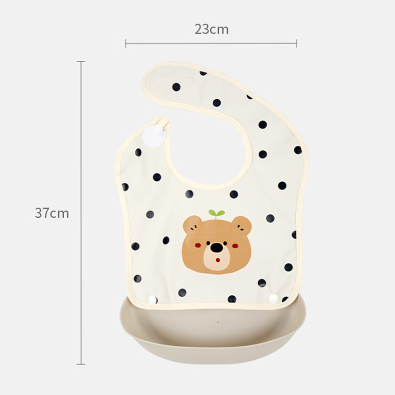 Baby Detachable Feeding Bib Wa - Baby Food Apron recension och pris