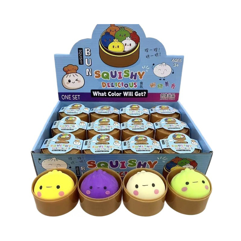Multicolor Smiley Bun Squishy  - Baby Food Steamer recension och pris