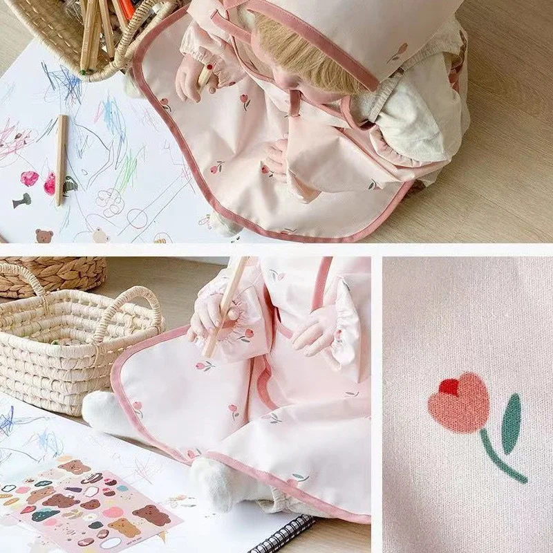 Cute Cartoon Children Apron Sl - Baby Food Apron recension och pris