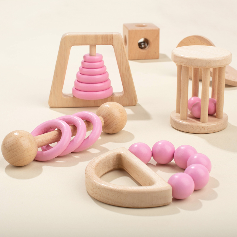 Montessori Wooden Toys Colorfu - Dry Food Baby recension och pris