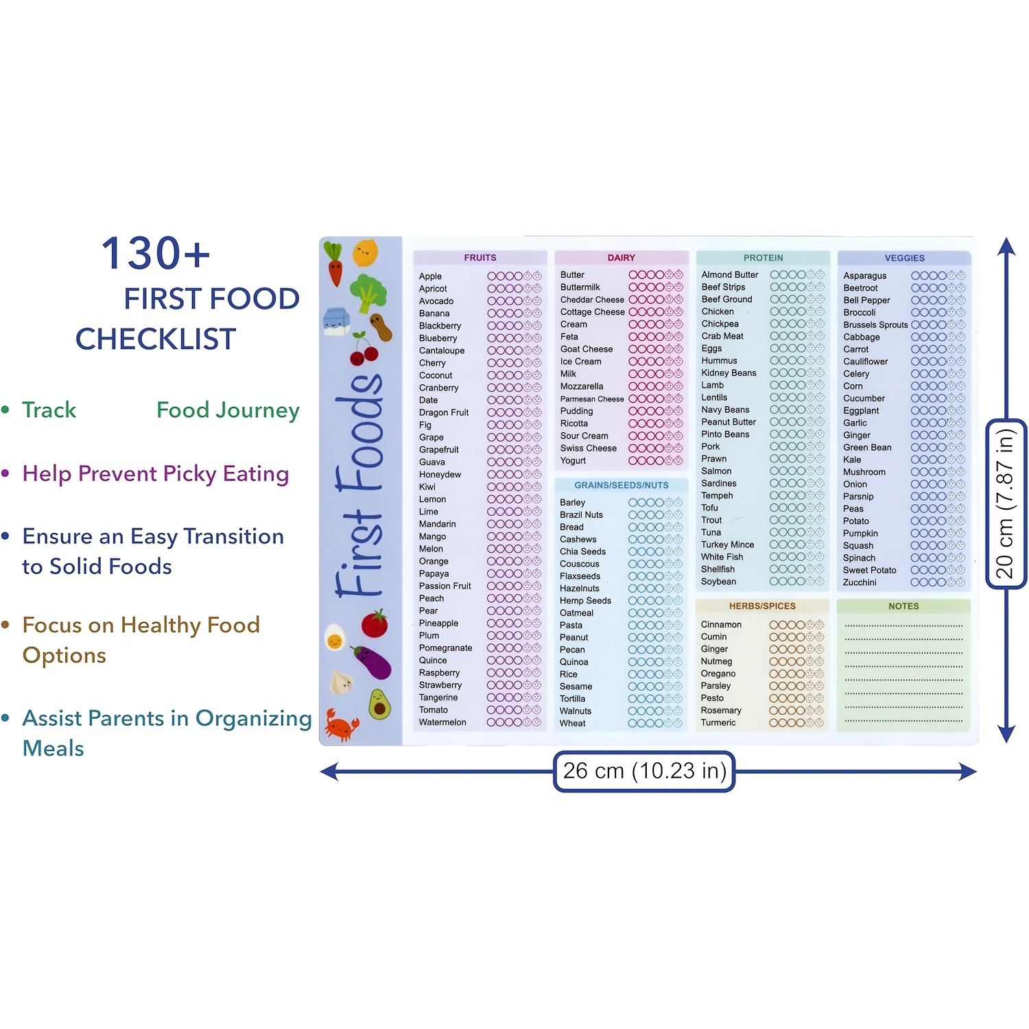 Baby First Foods Tracker, High - Dry Food Baby recension och pris
