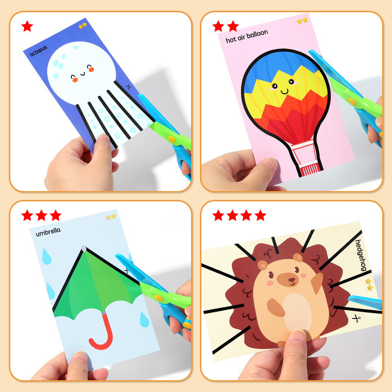 Handmade Paper Cuttings Intere - Baby Food Scissors recension och pris