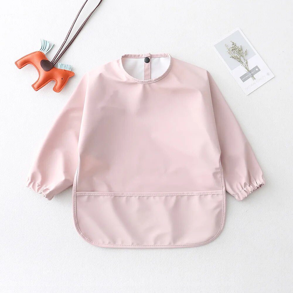 Solid Color Baby Feeding Bibs  - Baby Food Apron recension och pris