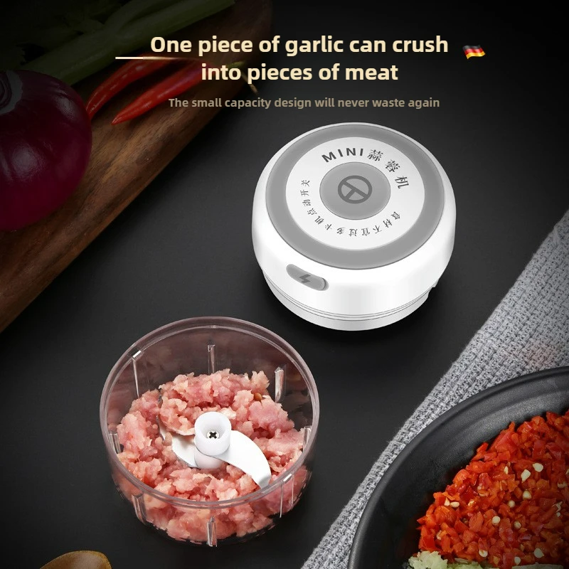 Electric Mini Garlic Chopper 1 - Baby Food Kids recension och pris