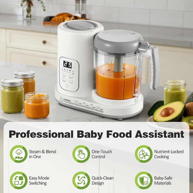 Baby Food Maker Steamer Blende - Baby Food Steamer recension och pris