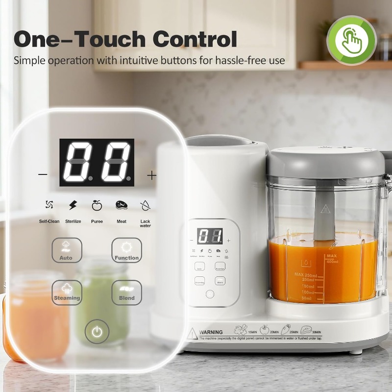 Baby Food Maker Steamer Blende - Baby Food Steamer recension och pris