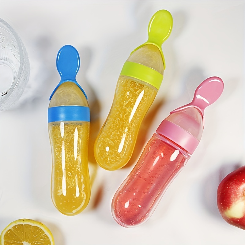 Baby Feeding Silicone Bottle w - Baby Food Utensil recension och pris