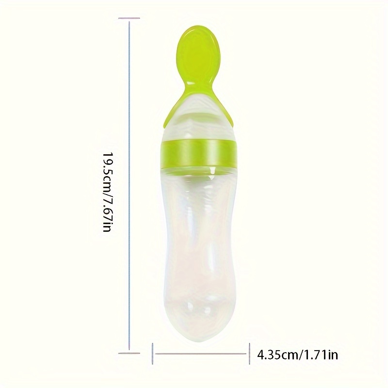 Baby Feeding Silicone Bottle w - Baby Food Utensil recension och pris
