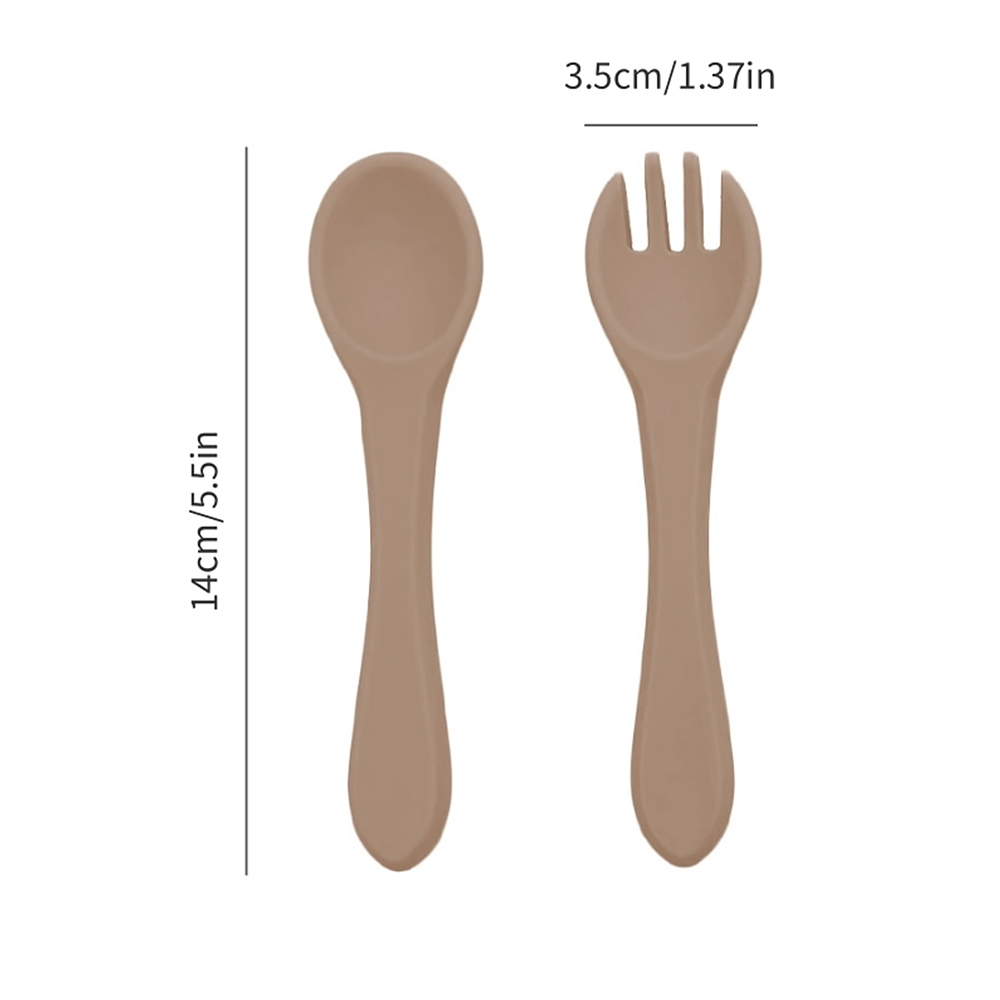 Custom Name 1 Pair Silicone Sp - Baby Food Utensil recension och pris