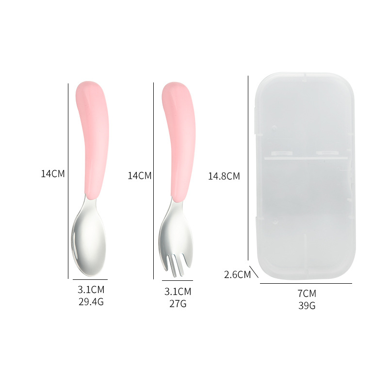 304 Stainless Steel Spoon Fork - Baby Food Utensil recension och pris