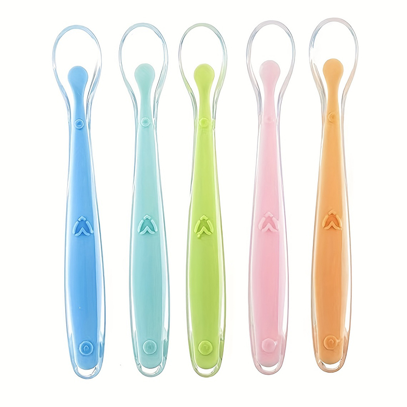 1/2pcs Soft Tip Baby Silicone  - Baby Food Utensil recension och pris