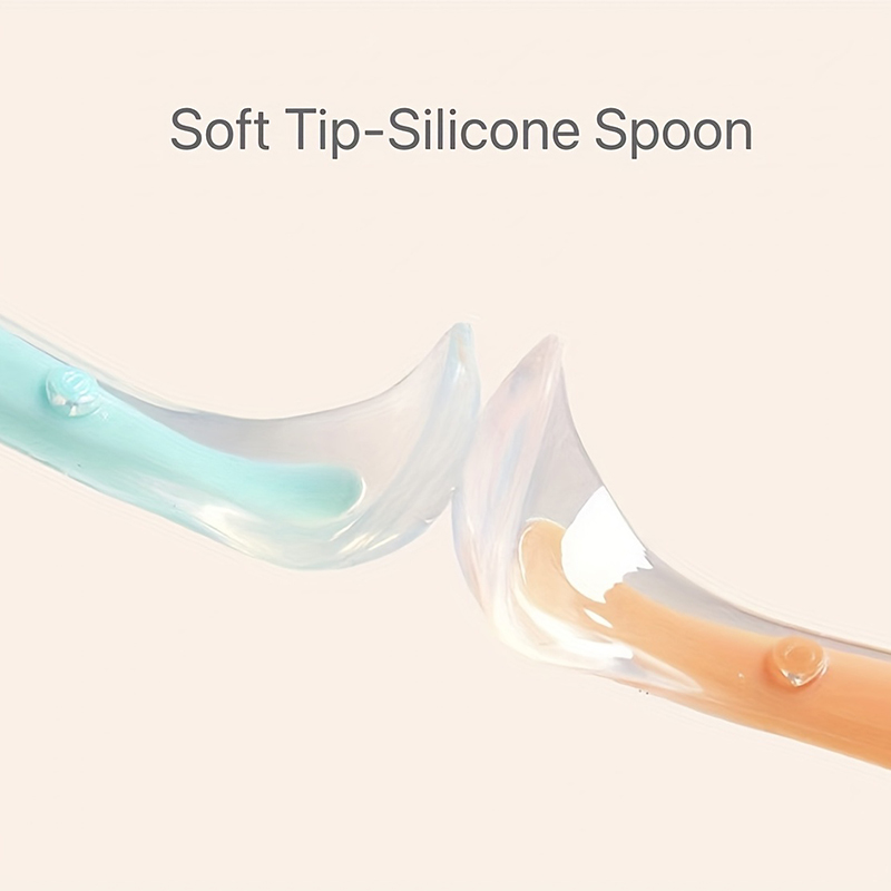 1/2pcs Soft Tip Baby Silicone  - Baby Food Utensil recension och pris