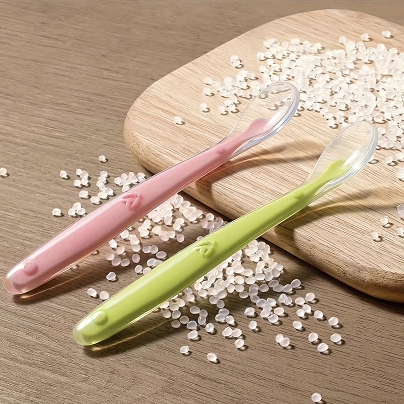 1/2pcs Soft Tip Baby Silicone  - Baby Food Utensil recension och pris