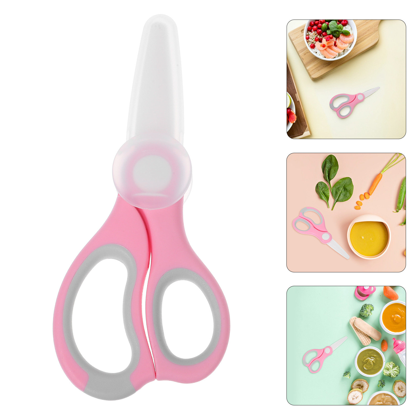 Portable Ceramic Baby Food Sci - Baby Food Scissors recension och pris