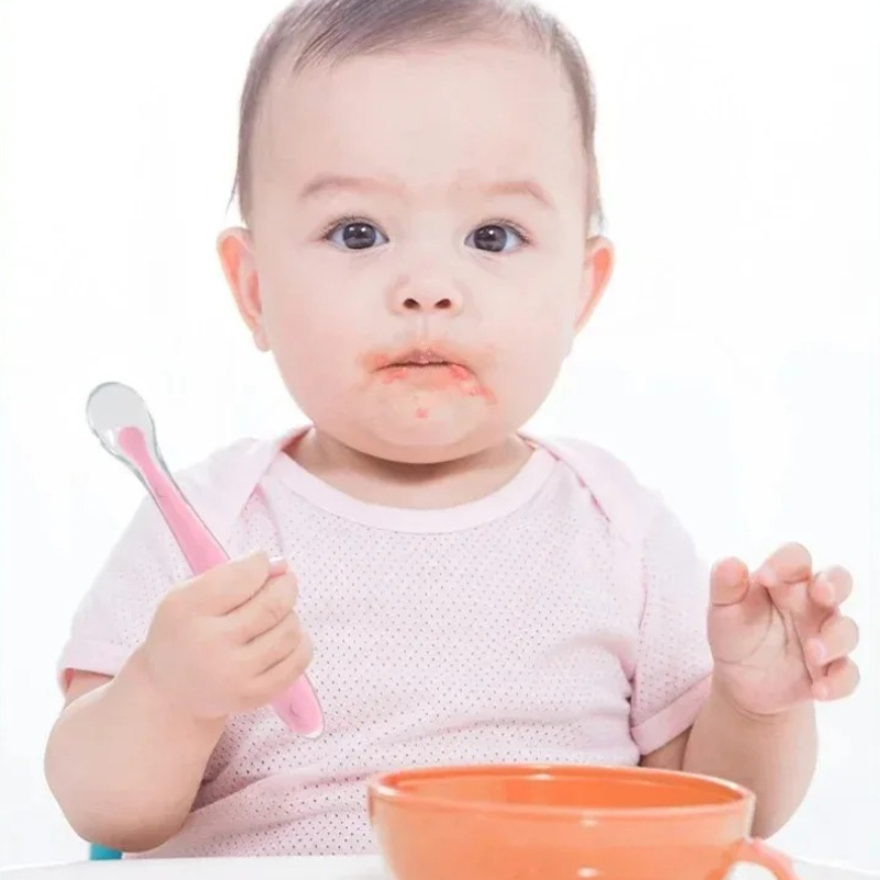 Silicone Spoon Baby Stars Tabl - Baby Food Utensil recension och pris