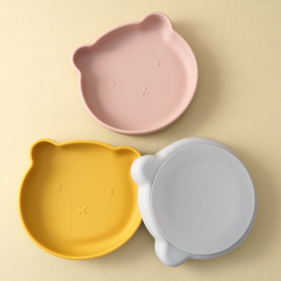 1PC Silicone Baby Dishes Sucti - Baby Food Utensil recension och pris