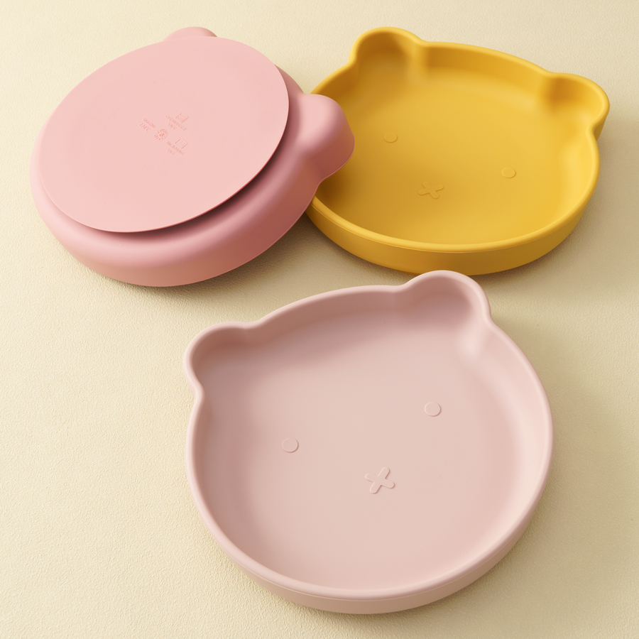 1PC Silicone Baby Dishes Sucti - Baby Food Utensil recension och pris