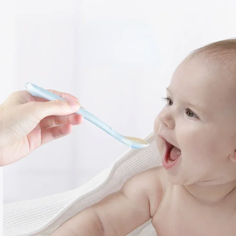 Soft Silicone Baby Spoon Toddl - Baby Food Utensil recension och pris
