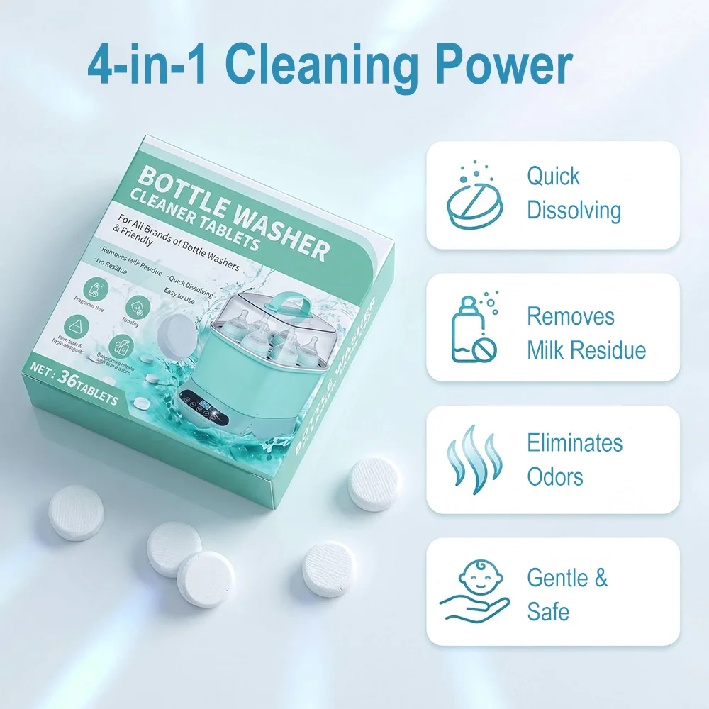 Baby Bottle Descaling Tablets  - Baby Food Bottle recension och pris