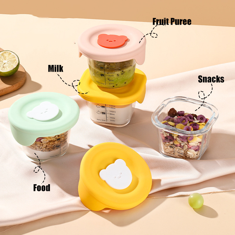 180ml Glass Baby Food Storage  - Baby Food Jars Glass recension och pris