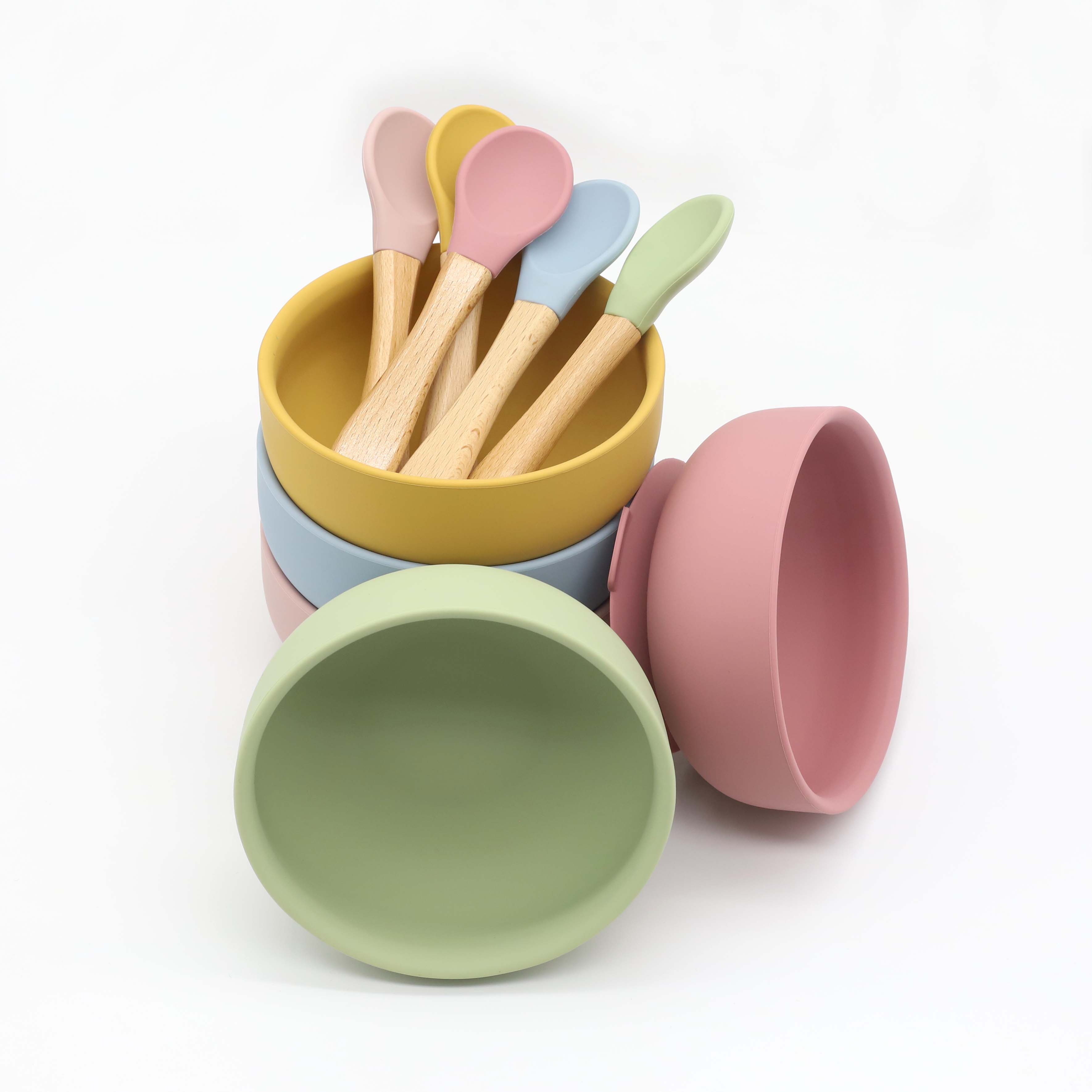 Silicone bowl with suction cup - Baby Food Utensil recension och pris