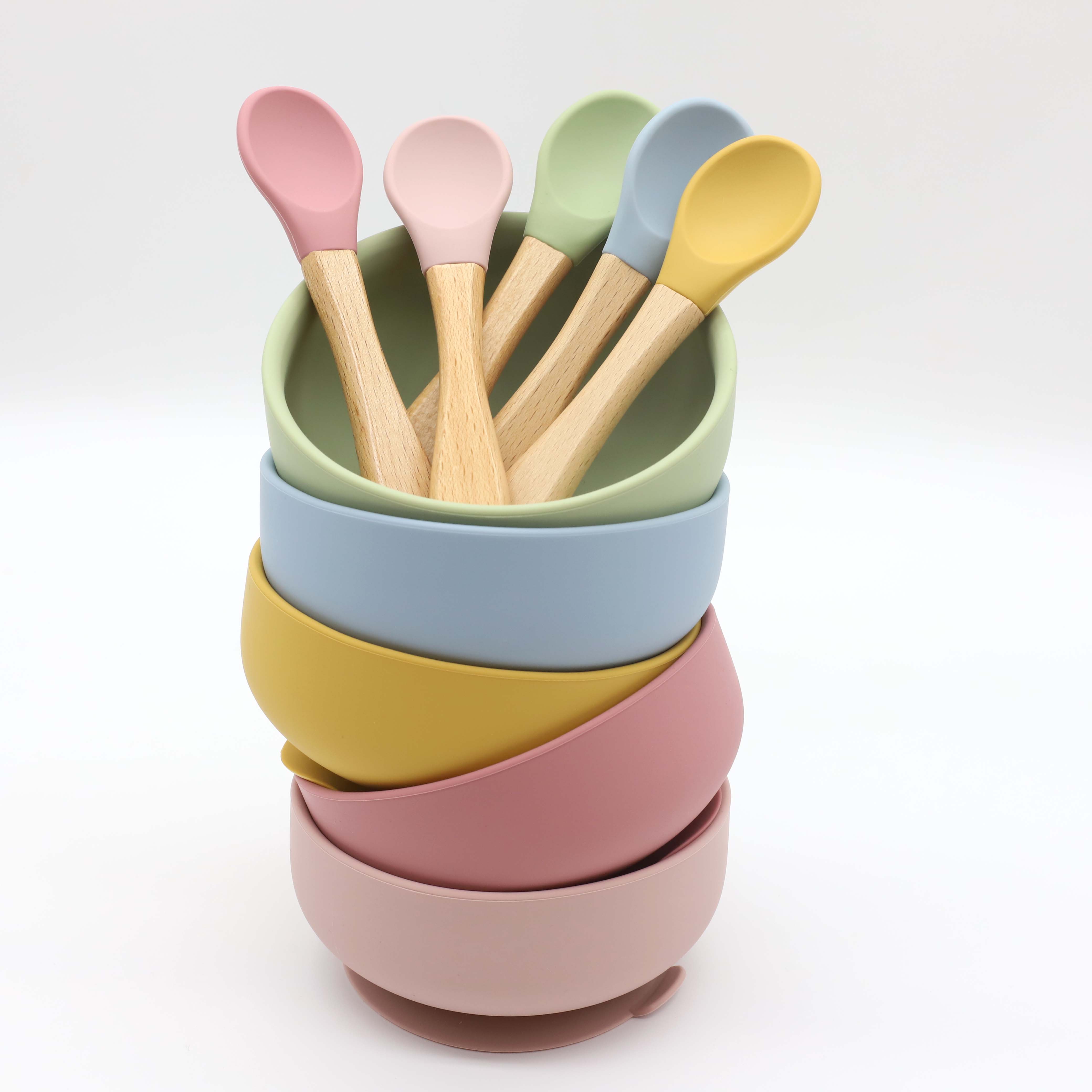 Silicone bowl with suction cup - Baby Food Utensil recension och pris