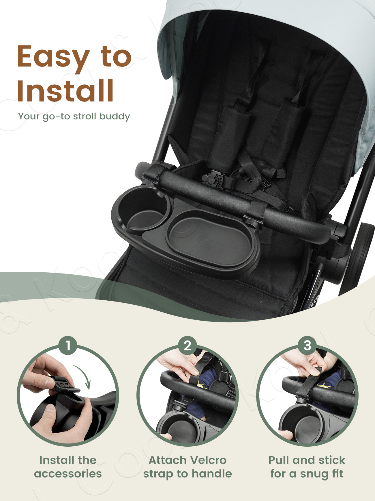 Universal Stroller Snack Tray, - Snack Cup Toddler recension och pris