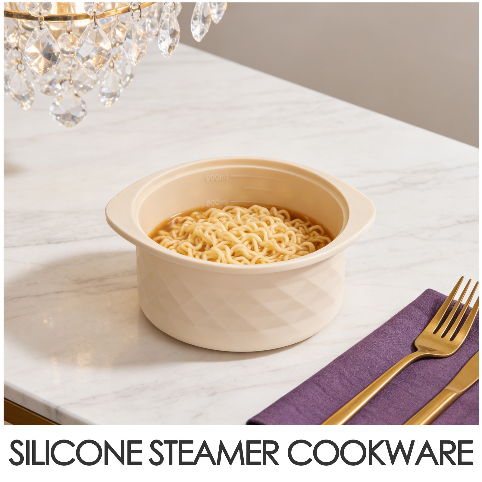 Silicone Microwave Steamer Bow - Baby Food Steamer recension och pris