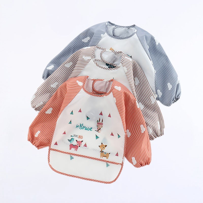 Baby Bibs Cute Colorful Cartoo - Baby Food Apron recension och pris